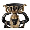 Image 2 : Egyptian Style Decor Man Holding Up Bowl (Approx. 53in H)