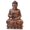 Image 2 : Group of 2 Wooden Buddha Statues