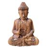 Image 3 : Group of 2 Wooden Buddha Statues