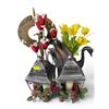 Image 1 : Group of Decor - Faux Plant, Lanterns, Statue, Etc.
