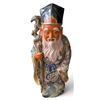 Image 1 : Hand-Painted Chinese Polychrome Porcelain Daoist Immortal Figural Statue