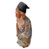 Image 2 : Hand-Painted Chinese Polychrome Porcelain Daoist Immortal Figural Statue