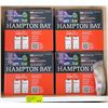 Image 1 : New 4 Hampton Bay Hubspace 50ft Smart Permanent Mount Color-Changing String Light Kits