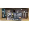 Image 1 : Lot of Outdoor Lighting: Hampton Bay Color-Changing LED Flood Light & (2) 4-Packs Solar Accent Light