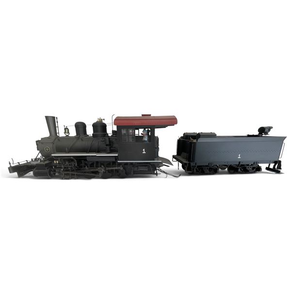 G Scale 2-8-0 Consolidation Steam Locomotive & Tender #1 (Bidder Responsible for Removal - Must Have