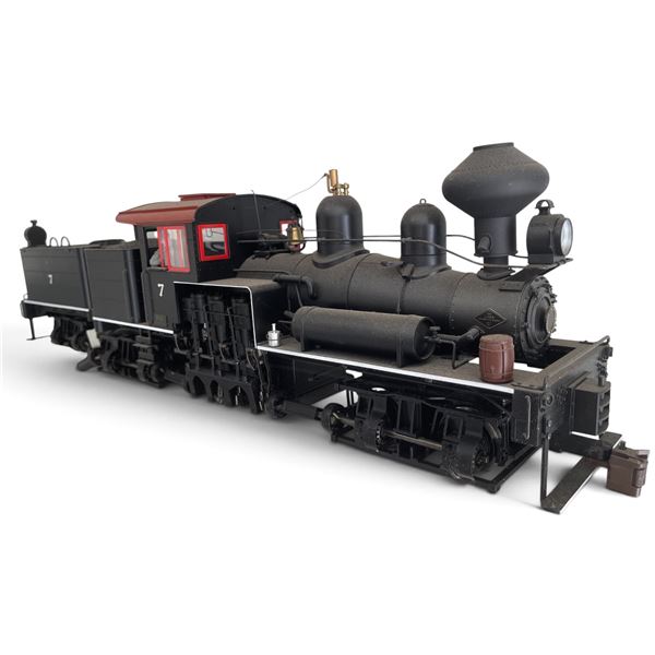 G Scale 3-Truck Shay Steam Locomotive #7 (Bidder Responsible for Removal - Must Have Ladder)