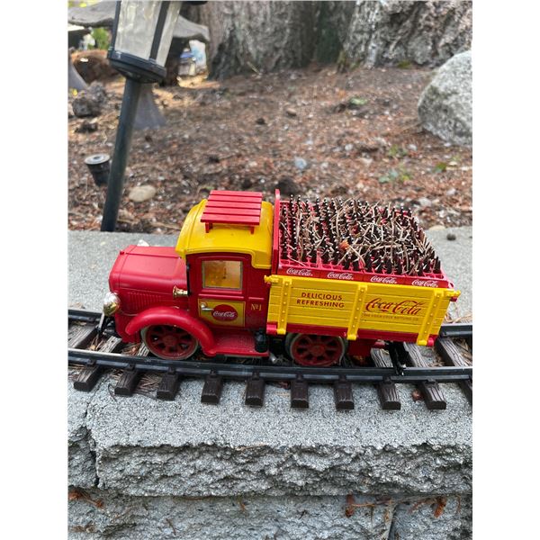 Large Train track w/ Coca-cola truck
