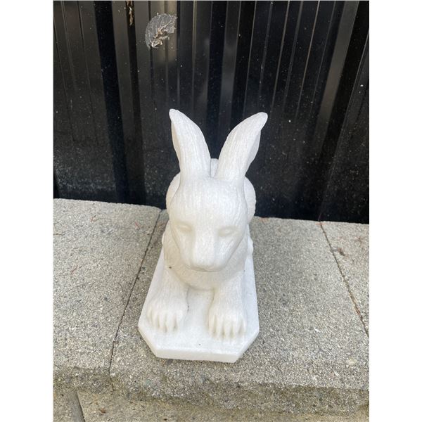Small Marble Rabbit Statue