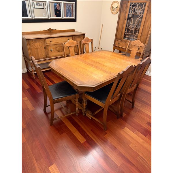 Antique Table And Chairs 57" x 40"