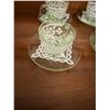 Image 2 : vintage green glass demitasse cup and saucer set