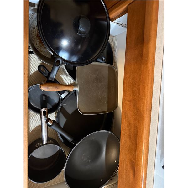 Pans, wok etc