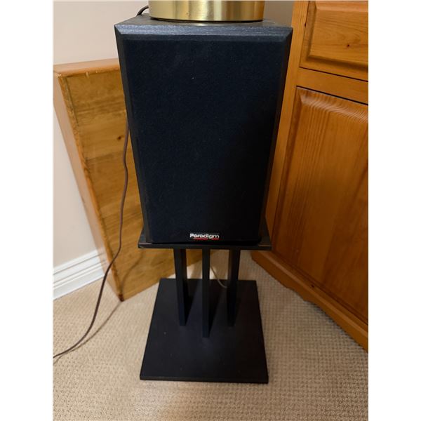 PARADIGM Speakers, one with stand