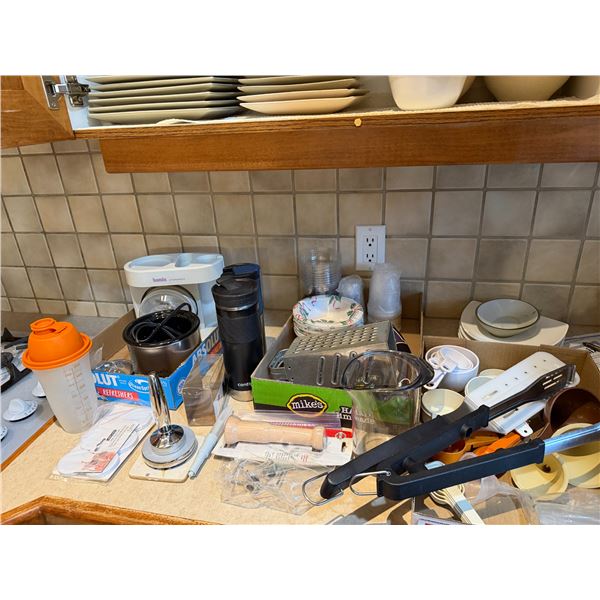 Kitchen utensils, etc.