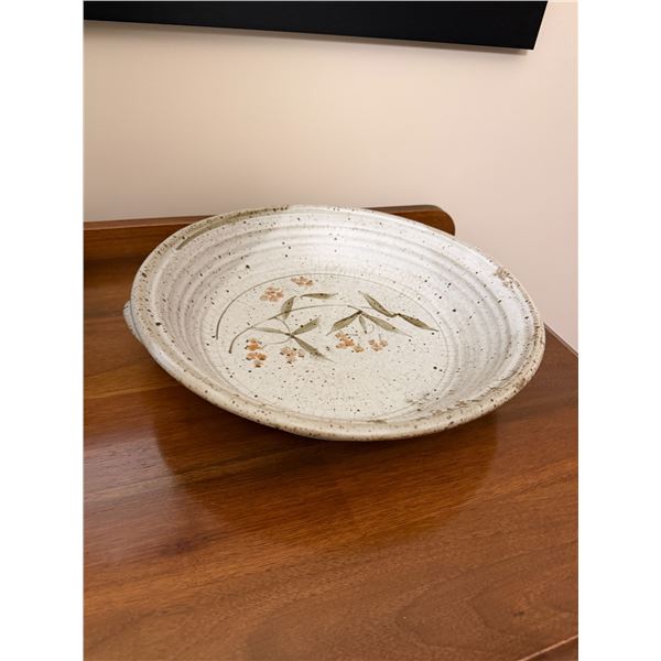Signed pottery bowl