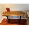 Image 1 : Antique table 44 inches long 10 1/2 inches wide and 30 inches tall