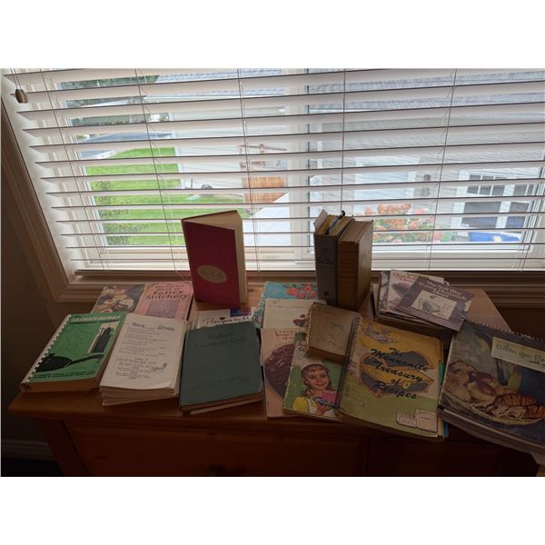 Antique cookbooks