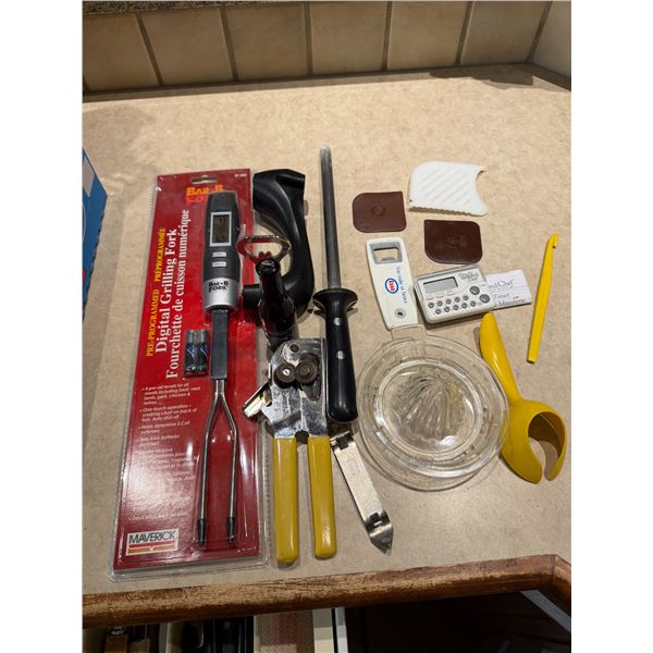 Digital grilling, Fork bottle openers and other items