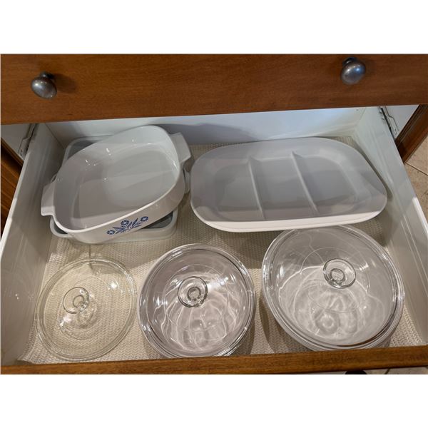 Baking dishes and serving