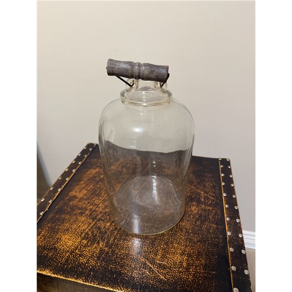 Antique glass jug