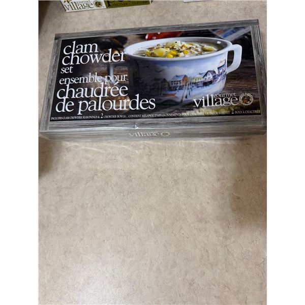 Clam chowder set