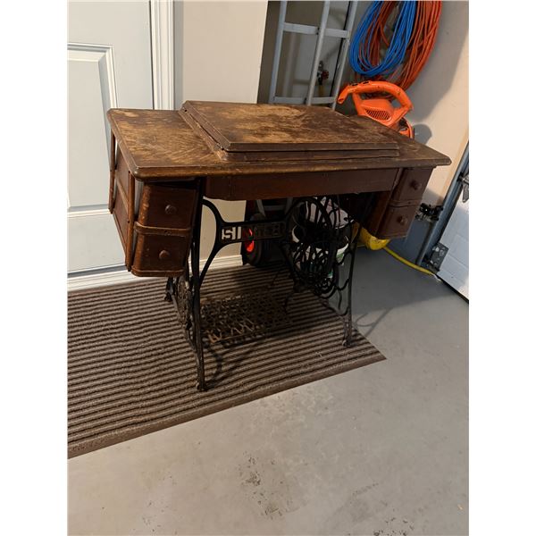 Singer, treadle, sewing machine