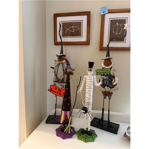 Halloween figurines