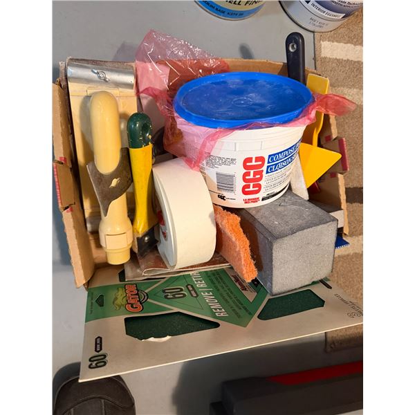 Assorted construction tools