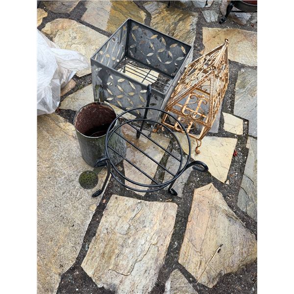 Plant holders watering can and other garden de