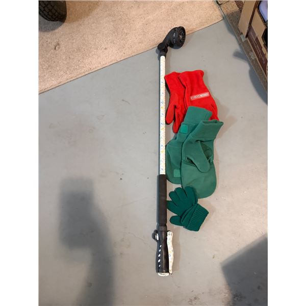 Gardening wand and glove