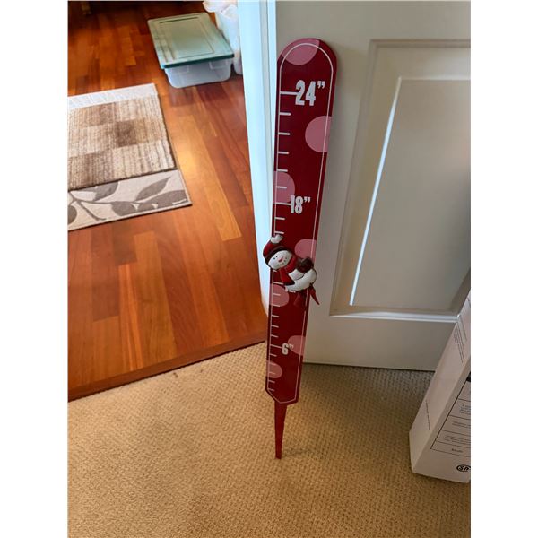 Snow measuring stick