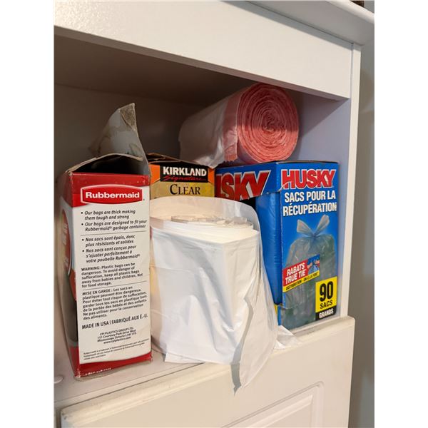 Assorted 's recycling bags