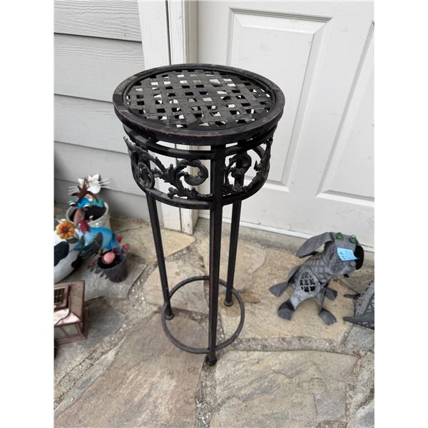 Plant stand approximately 3 feet tall