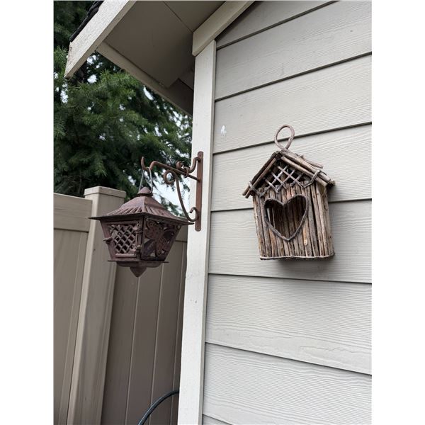 Rustic and candle decor