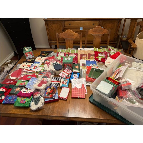 Christmas card holders stockings, and miscellaneous