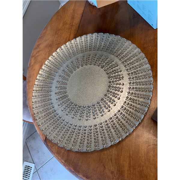 18 inch decor platter