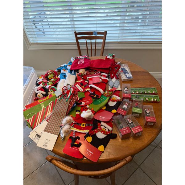 Pier, one import bottle, stoppers, and wine tags and assorted wine things