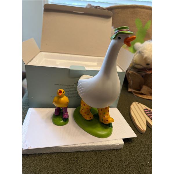Party lite, goose and duck tea light holder