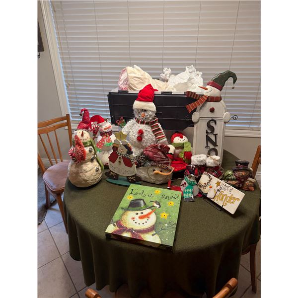 Norman decor and snowman countdown