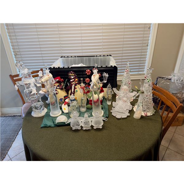 Snowman decor and tree decor