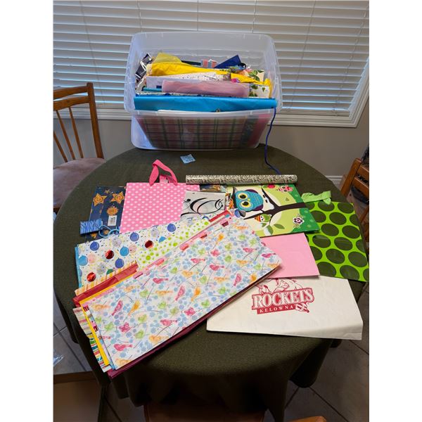 Gift wrapping items