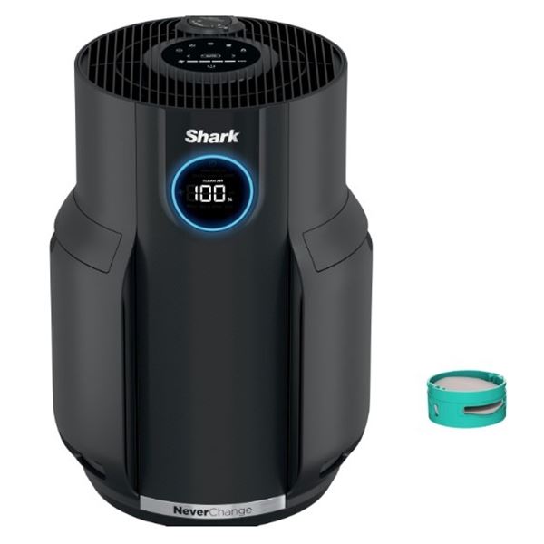 SHARK NEVERCHANGE AIR PURIFIER W/ HEPA FILTER - TESTED WORKING, RETAIL $329