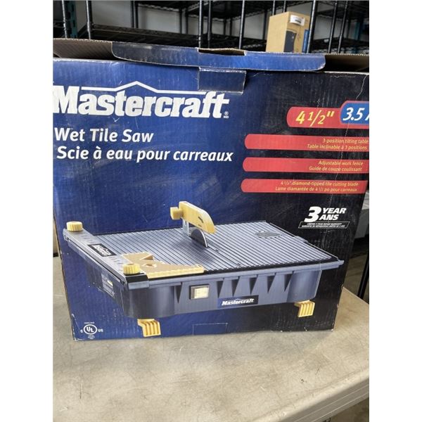 MASTERCRAFT WET TILE SAW
