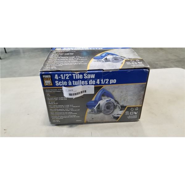 4-1/2 INCH TILE SAW