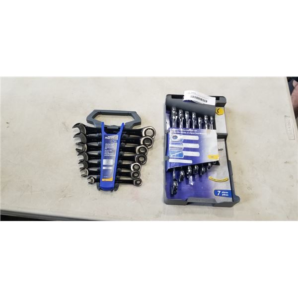 2 MAXIMUM RATCHETING WRENCH SETS