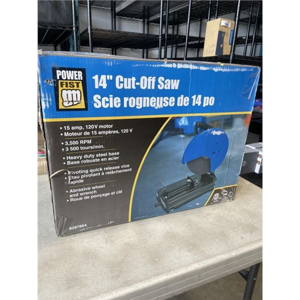 NEW POWER FIST 14 INCH CUT OFF SAW