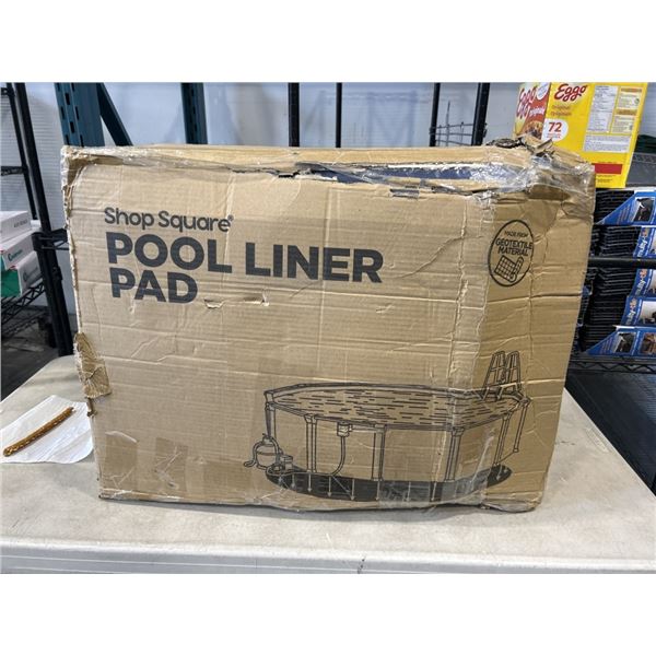 SHOP SQUARE POOL LINER PAD 27' ROUND