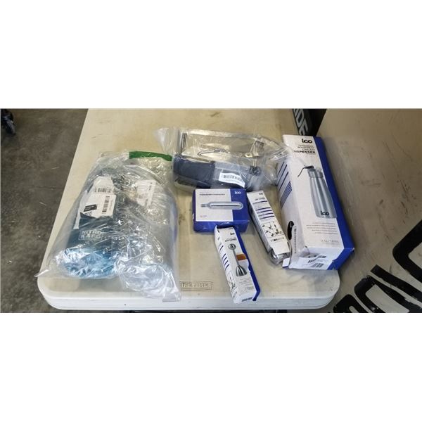 ICO WHIP CREAM DISPENSER AND 16G CO2 THREADED CARTRIDGES AND FRENCH FRY CUTTER AND NITRO KAFO WHIP C
