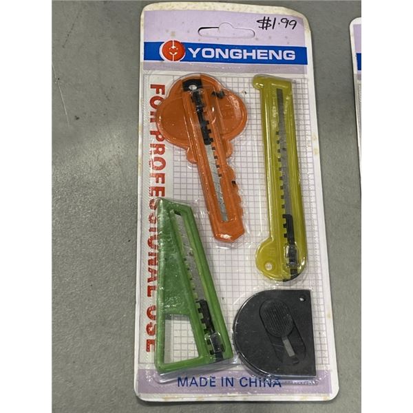 BOX OF YONGHENG CRAFTING KNIVES