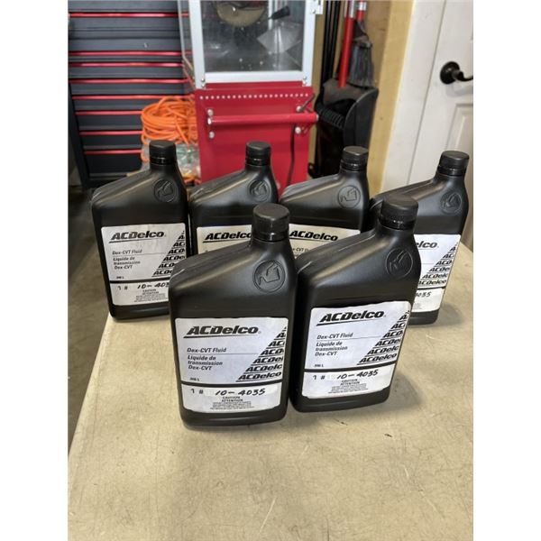 6 NEW BOTTLES OF AC DELCO CVT FLUID