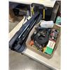 Image 4 : 2 BOXES OF ASSORTED ELECTRONICS, TRIPOD, NETWORK COMPONENTS ETC